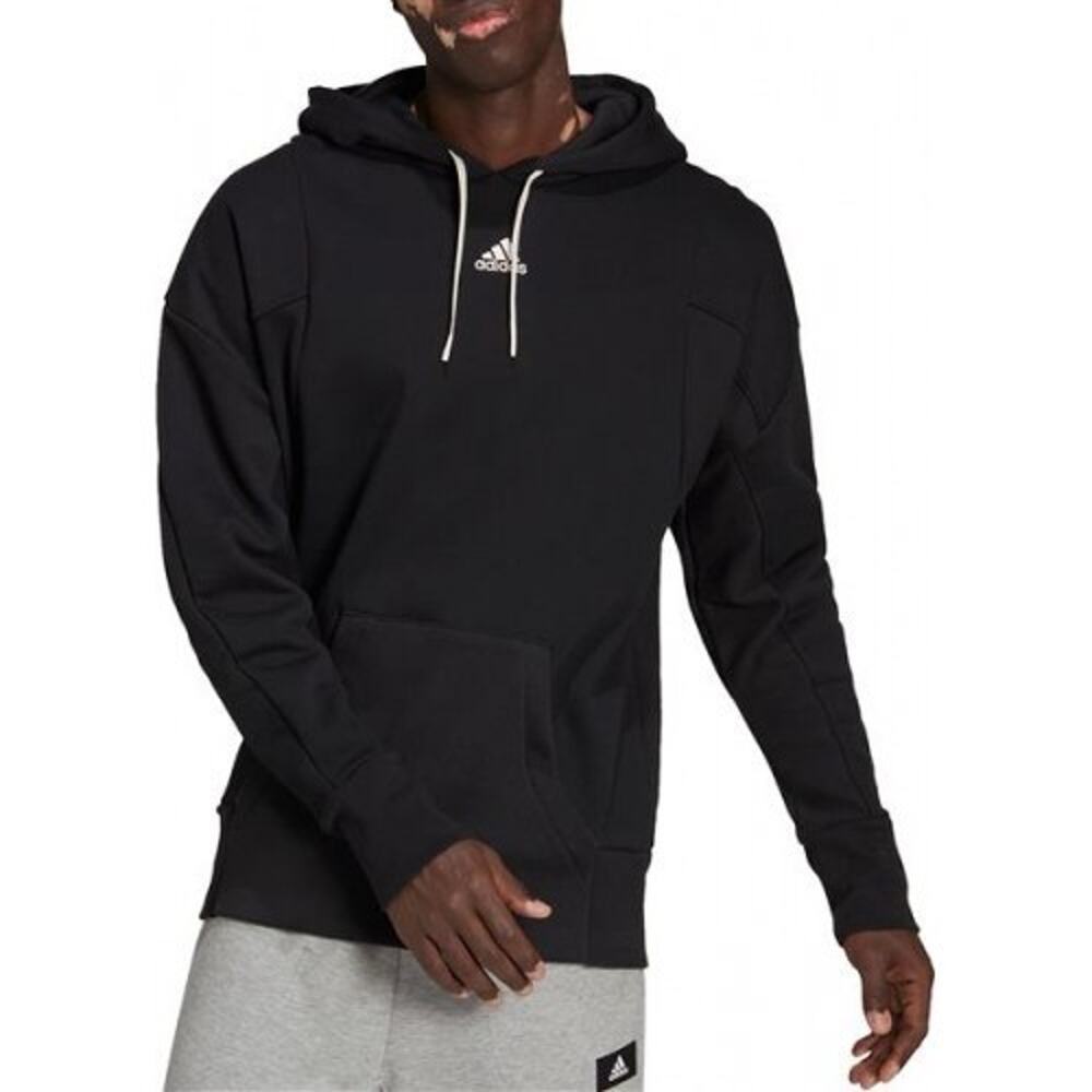 Adidas M Internal OH Pullover Hoodie Sweatshirt - HC3479 - Black -2 XL